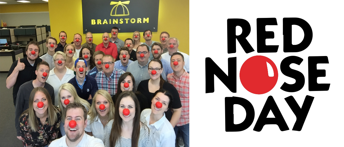 BrainStorm Clowned Around on Red Nose Day