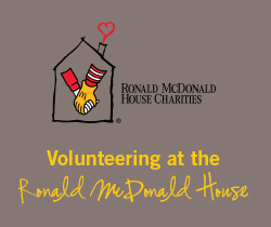 Volunteering at the Ronald McDonald House